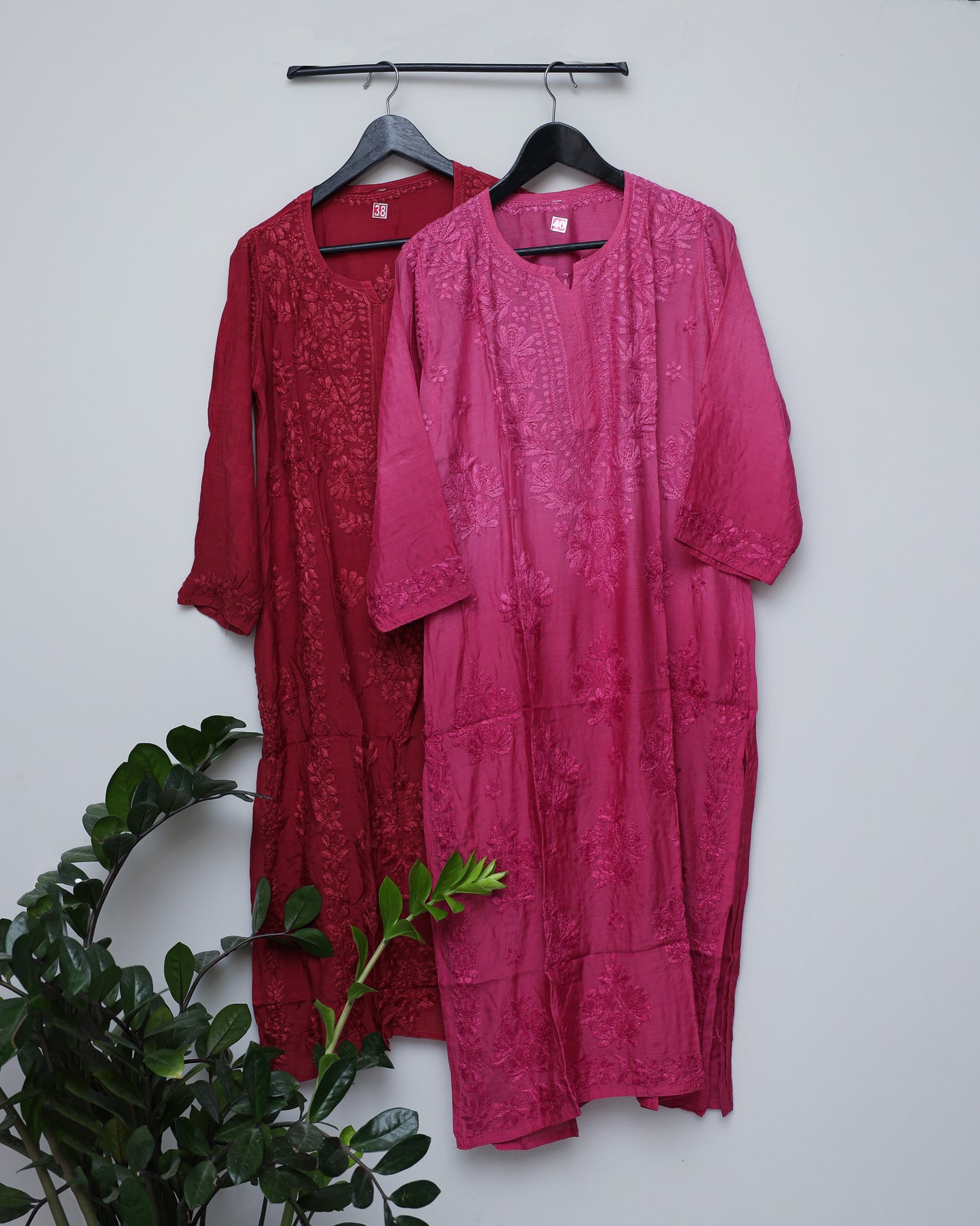 All over single color perfect formal wear - Dark Pink