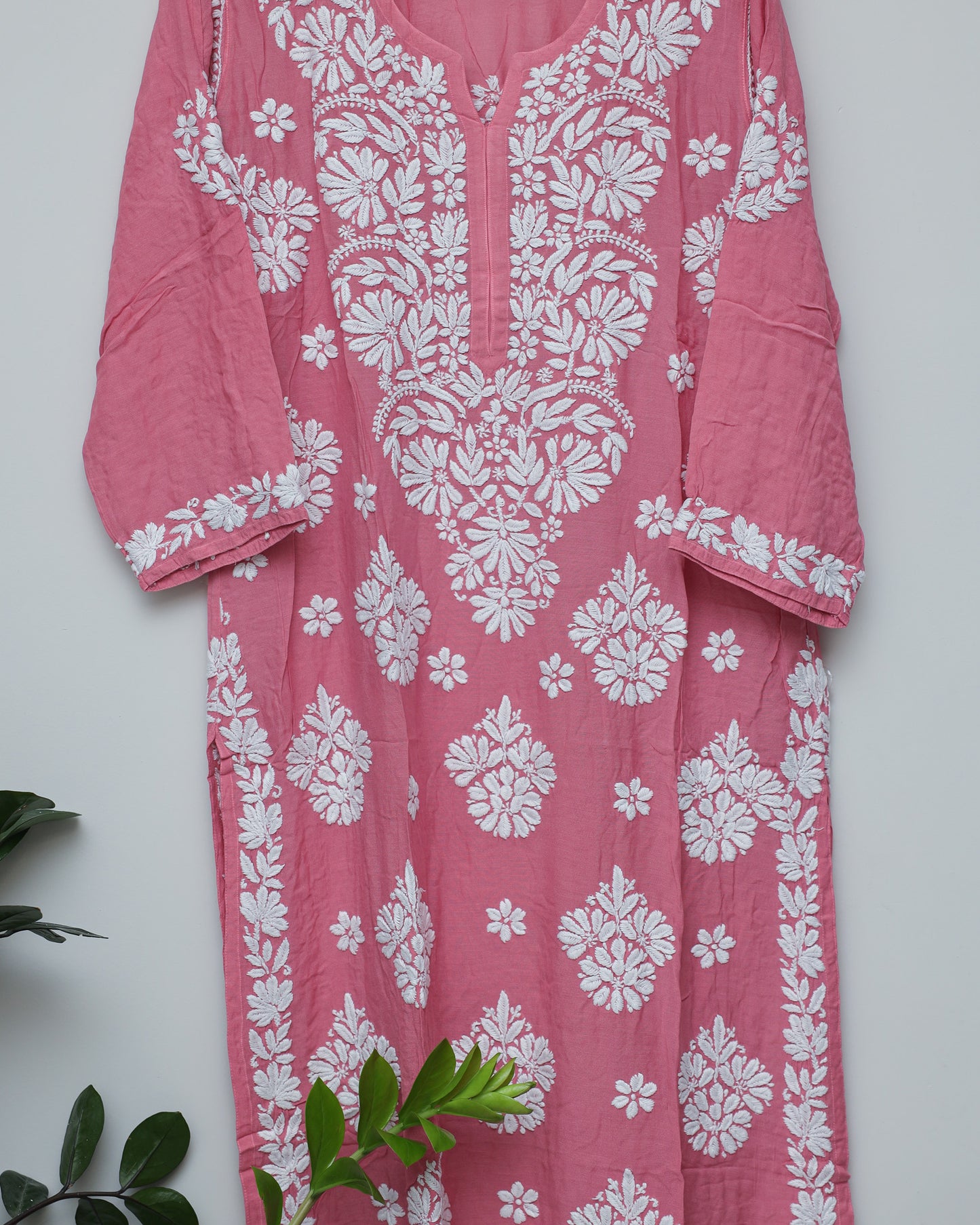 Straight fit high quality semi silk kurti