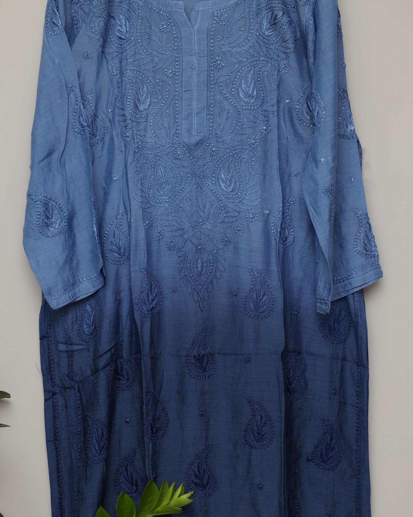 Two Tone fine silk kurti