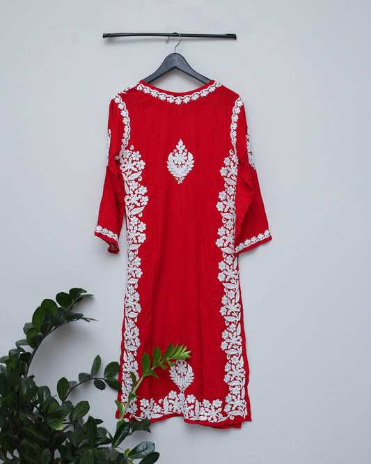 Bloody red with beautiful borders